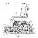 Fig. 05 - Powered wheelchair with articulating drive wheels