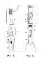 Fig. 02 - Brushhead for a power toothbrush with a wedge and spring handle interface