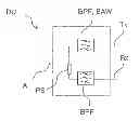 Fig. 01 - Acoustic wave filter having reduced non-linearities, and method for production