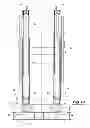 Fig. 14 - Method and support apparatus for supporting down hole rotary tools