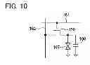 Fig. 10 - Field effect device with oxide semiconductor layer