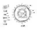 Fig. 22 - LED lamp with filament style LED assembly