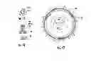 Fig. 28 - LED lamp with filament style LED assembly