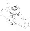 Fig. 01 - Remote control for bicycle headlight and rear light