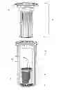 Fig. 01 - Incore instrumentation cable routing and support element for pressurized water reactor