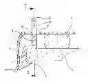 Fig. 01 - SECURING OF A PANE OF GLASS PROVIDED WITH AN INSERT-MOULDED EDGE SECTION, IN PARTICULAR A PANE OF GLASS FOR AN AUTOMOBILE