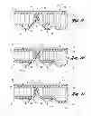 Fig. 05 - Assembly including a compression-molded, composite panel locally reinforced adjacent a living hinge of the assembly