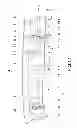 Fig. 14 - Mounting structure of vehicular sunroof visor