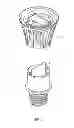 Fig. 06 - LED lamp for producing biologically-corrected light