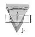 Fig. 01 - Sensor for simultaneous measurement of thickness and lateral position of a transparent object