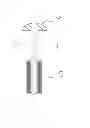 Fig. 01 - WATERPROOF SCREW, SEALING MATERIAL, METHOD FOR STRUCTURE INSTALLATION, AND STRUCTURE FOR STRUCTURE INSTALLATION