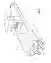 Fig. 02 - Steering assembly for a marine vessel with vertically offset propulsion units