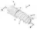 Fig. 01 - Flexible and extendable spiral wound hose and method therefor