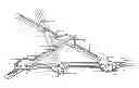 Fig. 01 - MULTIPURPOSE INSTRUMENT FOR TRIANGLE SOLUTIONS, MEASUREMENTS AND GEOMETRICAL APPLICATIONS CALLED TRIOMETER