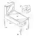 Fig. 02 - Pinball machine with animated playfield components and automatic level detection