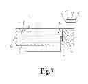 Fig. 08 - Method for connecting an optical waveguide, embedded in a fibre composite component, to an external optical waveguide