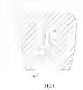 Fig. 05 - SPRING CLIP MOUNTED TO WITHDRAWABLE ARTIFICIAL TOOTH AND REMOVABLE ARTIFICIAL TOOTH ASSEMBLED WITH SAME