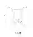 Fig. 13 - SPRING CLIP MOUNTED TO WITHDRAWABLE ARTIFICIAL TOOTH AND REMOVABLE ARTIFICIAL TOOTH ASSEMBLED WITH SAME