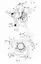 Fig. 02 - Cutting insert with chip-control arrangement having recess depths and projection heights which increase with distance from cutting edge