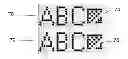 Fig. 01 - Method of printing a product code with a modified character