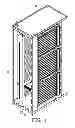 Fig. 02 - Power distribution unit and server cabinet with the power distribution unit