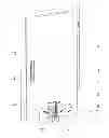 Fig. 01 - DEVICE FOR OPENING AND CLOSING A DOOR AND METHOD INSTALLING SUCH A DEVICE