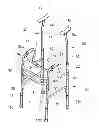 Fig. 01 - FOLDING WALKER WITH HEIGHT ADJUSTABLE CRUTCHES