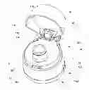 Fig. 01 - Beverage bottle and lid with back button release and button lock