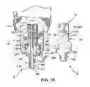 Fig. 10 - Power tool raving spring curl trip actuator