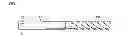 Fig. 02 - End mill and shank structure of end mill