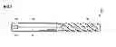 Fig. 08 - End mill and shank structure of end mill