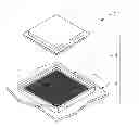 Fig. 01 - Electric connector having a reinforcement frame