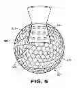 Fig. 03 - Golf ball with lattice reinforced layer