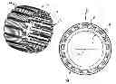 Fig. 01 - Support for assembling a green tyre blank equipped with movable elements