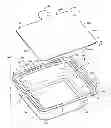 Fig. 01 - Container having an arched portion and Lid Therefor