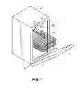 Fig. 02 - RACK WITH PROTRUSION DEVICE FOR KITCHEN APPLIANCE