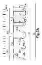 Fig. 19 - Trench MOSFET with trenched floating gates having thick trench bottom oxide as termination