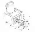 Fig. 01 - Composite chair storage device