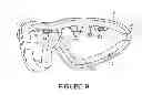 Fig. 12 - Protective goggles and lens assemblies with adjustable ventilation having reduced visual obstruction