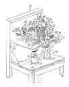 Fig. 01 - Device for the fine machining of optically active surfaces on, in particular, spectacle lenses