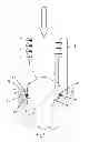 Fig. 08 - Spring clip bottom loading polyaxial ball and socket fastener