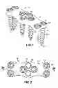 Fig. 02 - Bone plate assembly provided with screw locking mechanisms