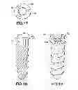 Fig. 12 - Bone plate assembly provided with screw locking mechanisms