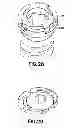 Fig. 18 - Bone plate assembly provided with screw locking mechanisms