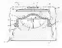 Fig. 01 - Damping element for a motor vehicle hydraulic system