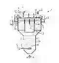 Fig. 01 - FLOTATION DEVICE COMPRISING A FLUID DISTRIBUTION ELEMENT FOR GENERATING A FLOW THAT IS DIRECTED AT THE FOAM COLLECTING UNIT