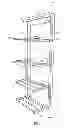 Fig. 02 - Low-profile drying rack