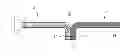 Fig. 01 - Lining element having a visible face partly formed with a ligneous material