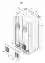 Fig. 08 - Refrigerator having heat exchanger including baffle blocking header tube