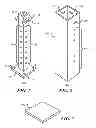 Fig. 02 - Railing support post with threaded receivers